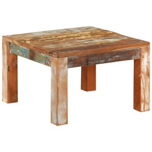vidaXL Kavos staliukas, 55x55x35cm, perdirbtos medienos masyvas
