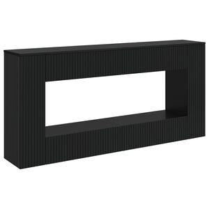 vidaXL Konsolinis stalas Juodas 155 x 29 x 74 cm Dirbtinė mediena
