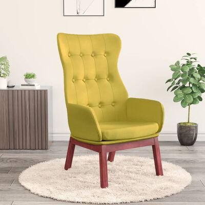 vidaXL Poilsio kėdė, šviesiai žalios spalvos, audinys
