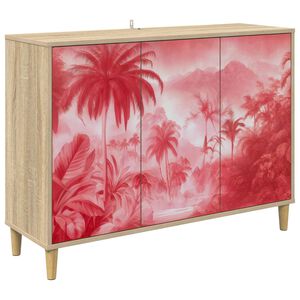 vidaXL Kabalas AACHEN Sonoma ąžuolo 102 x 33 x 75 cm Apdirbta mediena