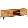 vidaXL TV spintelė, mango medienos masyvas, 140x30x40cm