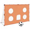vidaXL Vaiki&scaron;ki futbolo vartai su taikiniu ir kamuoliu, 182x62x118cm