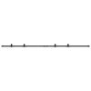 vidaXL stumdomų spintelių durų komplektas 213 cm anglinis plienas