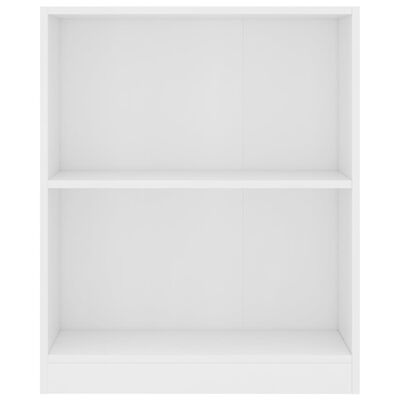 vidaXL Lentyna knygoms, baltos spalvos, 60x24x76 cm, mediena