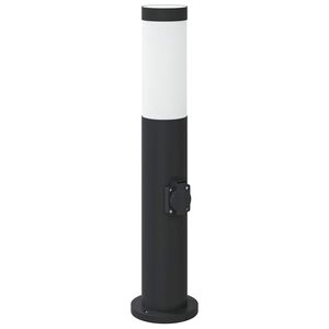 vidaXL Apsauginis &scaron;viestuvas su lizdu, 50 cm, nerūdijantis plienas, IP44