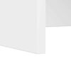 vidaXL Prie sienos tvirtinamas ra&scaron;omasis stalas Balta 60 x 45 x 30 cm