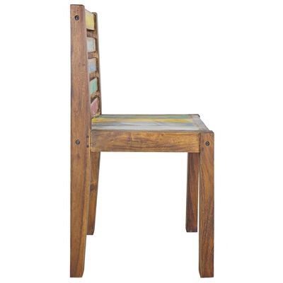 vidaXL Valgomojo kėdės, 6vnt., perdirbtos valties medienos masyvas