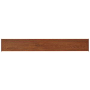 vidaXL Langų palangė Ruda mediena 120 x 20 x 4,5 cm PVC