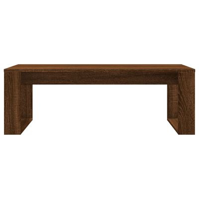 vidaXL Kavos staliukas, rudas ąžuolo, 102x50x35cm, apdirbta mediena