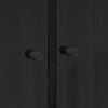 vidaXL Auk&scaron;tas spintelė Juodas ąžuolas 68 x 37 x 142 cm