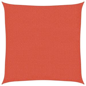 vidaXL Burė nuo saulės, terakota spalvos, 2,5x2,5m, HDPE, 160g/m&sup2;