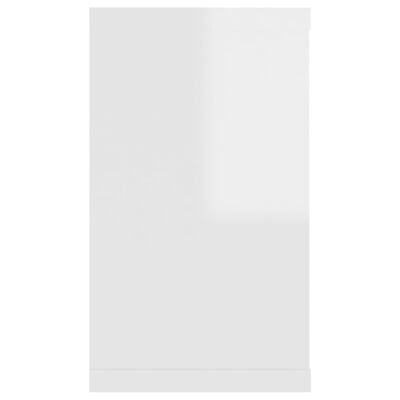 vidaXL Sieninės lentynos, 2vnt., baltos, 80x15x26,5cm, MDP