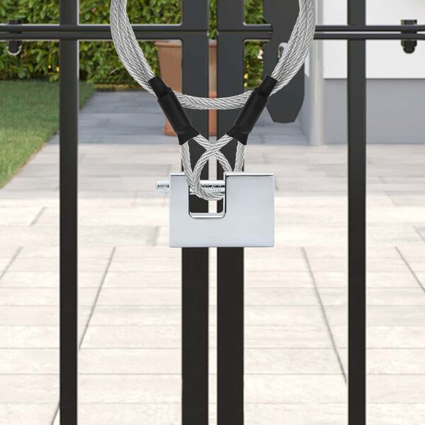 vidaXL Spyna Sidabro Plienas