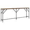 vidaXL Konsolinis stalas Senovinis medis 200 x 29 x 75 cm
