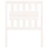 vidaXL Lovos galvūgalis, baltas, 80,5x4x100cm, pušies medienos masyvas
