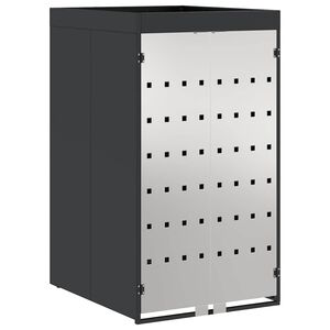 vidaXL Ratlankio konteinerių laikymas su gėlių dėžės stogu 240L konteineriui