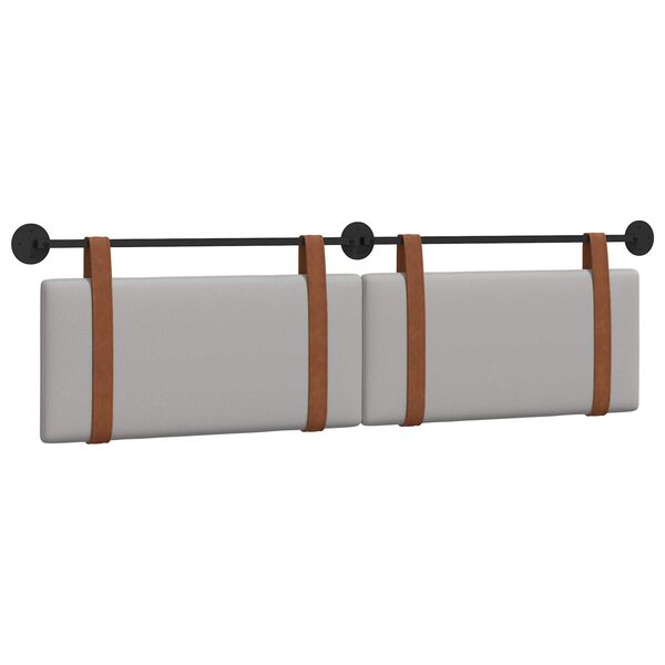 vidaXL Kabantysis galvūgalis Debesų pilka 170 x 55 x 5 cm Antikinis PU