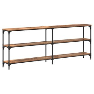 vidaXL Konsolinis stalas Senovinis medis 200 x 29 x 75 cm