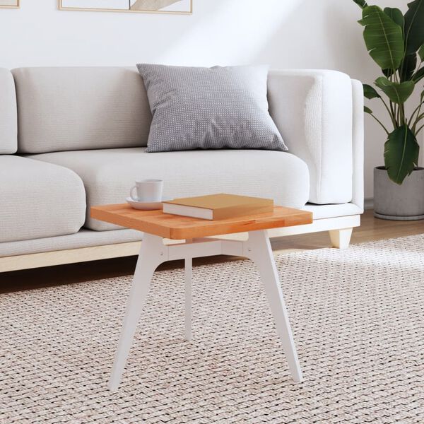 vidaXL Stalvir&scaron;is, 40x40x2,5 cm, bukmedžio masyvas, kvadratinis