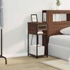 vidaXL &Scaron;alia lovos spintelė Rudas ąžuolas 41 x 28 x 76 cm