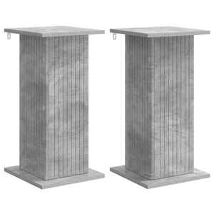 vidaXL Augalų stovas 2 vnt. Betono pilka 30,5 x 30 x 60,5 cm