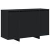 vidaXL Kabalas Juoda 120 x 41 x 75 cm Apdirbta mediena
