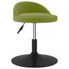 vidaXL Pasukamos valgomojo kėdės, 4vnt., &scaron;viesiai žalios, aksomas