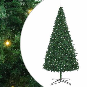 vidaXL Kalėdų eglutė Žalia 400 cm PVC