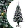 vidaXL Dirbtinė Kalėdų eglutė Žalia 150 cm PVC ir Plienas ir Plastikas