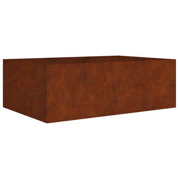 vidaXL Auk&scaron;tas sodo lovelis, 120x80x40cm, Corten plienas