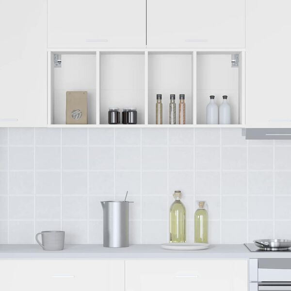 vidaXL Pakabinama spintelė Balta 40 x 29,5 x 100 cm Apdirbta mediena