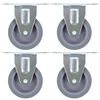 vidaXL Fiksuoti ratukai, 4vnt., 75mm