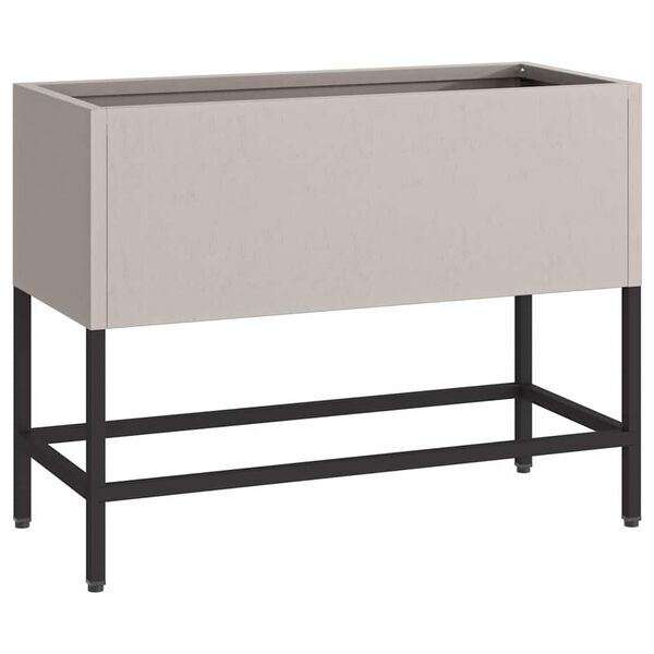 vidaXL Pakeltas Sodo Vazonas Rūdijanti 60 x 26 x 45 cm