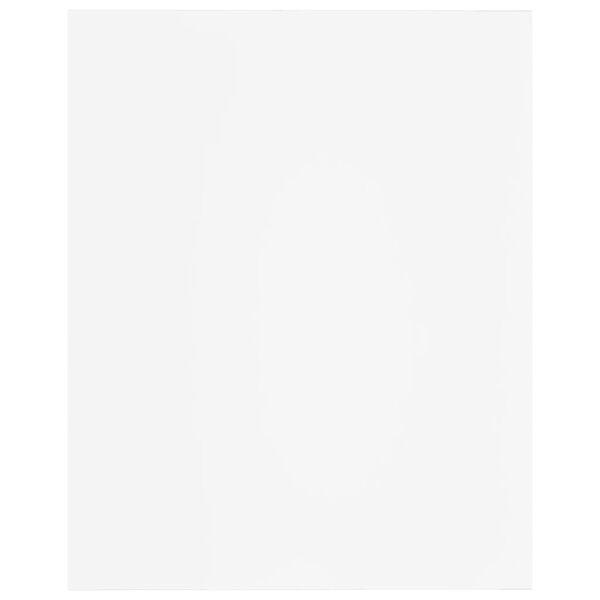 vidaXL Knygų lentynos plokštės, 8vnt., baltos, 40x50x1,5cm, MDP