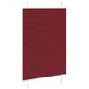 vidaXL Plisuota žaliuze Bordo raudona 90x150 cm Audinio plotis 89,4 cm