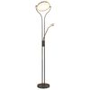 vidaXL Tor&scaron;eras, sidabrinės spalvos, 180cm, 18W, reguliuojamo ry&scaron;kumo