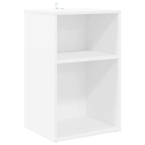 vidaXL Plok&scaron;telių spintelė Balta 38 x 33 x 61 cm Apdirbta mediena