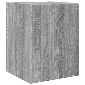 vidaXL TV sieninė spintelė 30 x 31 x 40 cm Pilkas Sonoma