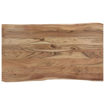 vidaXL Valgomojo stalas, 140x80x76cm, akacijos medienos masyvas