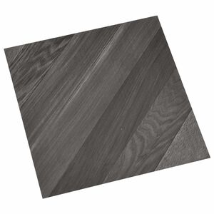 vidaXL Savesiūnančių Grindų Plok&scaron;tės Dryžas Pilkas 30,5 x 30,5 cm