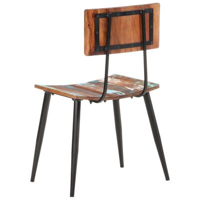 vidaXL Valgomojo kėdės, 2vnt., perdirbtos medienos masyvas