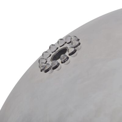 vidaXL Baseino fontanas-sfera su LED, nerūd. plienas, 20 cm
