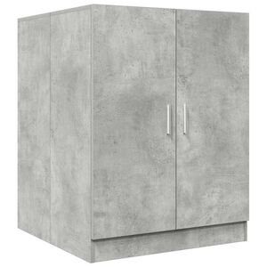 vidaXL Skalbimo ma&scaron;inos spintelė, betono pilka, 70,5x71,5x91,5cm