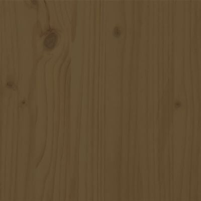 vidaXL Lovos rėmas, medaus rudos spalvos, 120x200cm, medienos masyvas