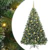 vidaXL Dirbtinė Kalėdų eglutė su 300 LED Žalia 180 cm PE ir PVC