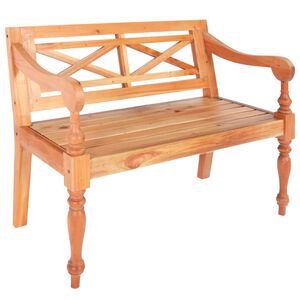 vidaXL Batavia suoliukas, 98cm, raudonmedis, &scaron;viesiai rudos spalvos