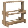 vidaXL Biliardo lazdos stovas Apdirbta mediena 60 x 35 x 60 cm
