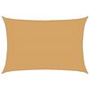 vidaXL Burė nuo saulės, smėlio, 3x4,5m, HDPE, 160g/m&sup2;, stačiakampė