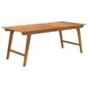 vidaXL Sodo stalas, 200x90x75cm, akacijos medienos masyvas