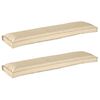 vidaXL Pallet pagalvių rinkinys 2 pcs Smėlio 150 x 40 x 8 cm